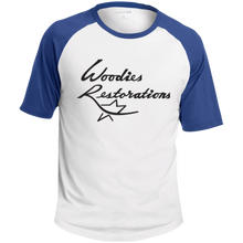 Woodies Restorations Logo T201 Sport-Tek SS Colorblock Raglan Jersey