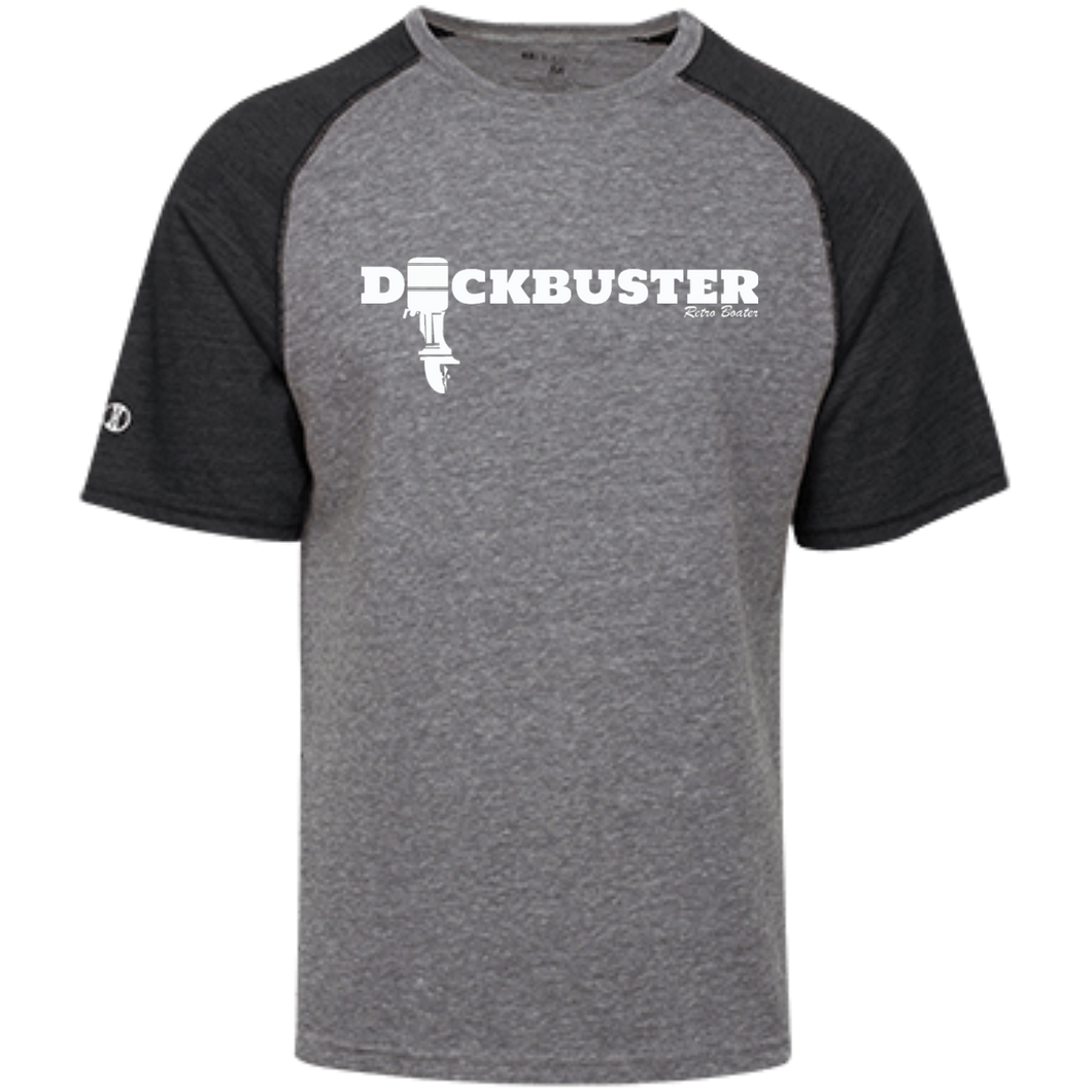 Dock Buster Outboard by Retro Boater 229520 Holloway Tri-blend Heathered T-Shirt