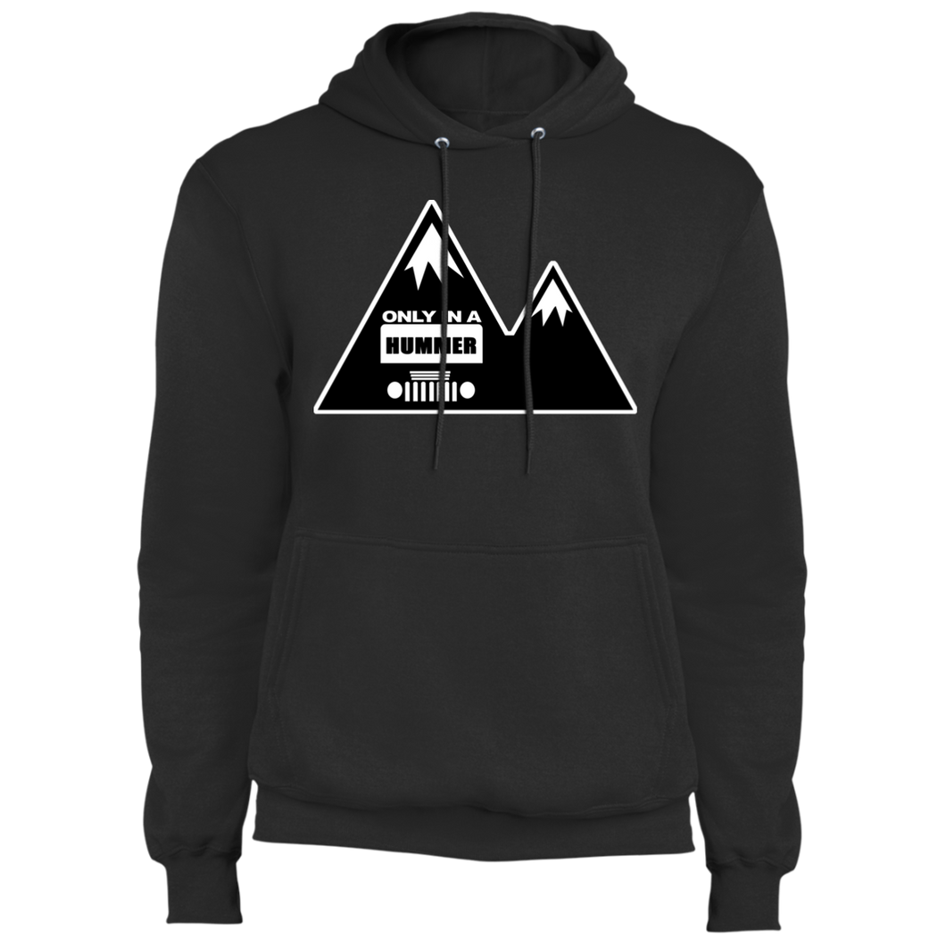 Classic Only in a Hummer with Mountains Core Fleece Pullover Hoodie