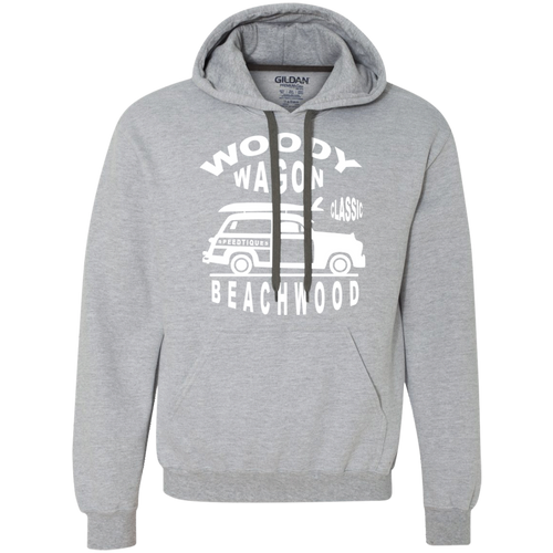 Speedtiques Woody Wagon Gildan Heavyweight Pullover Fleece Sweatshirt