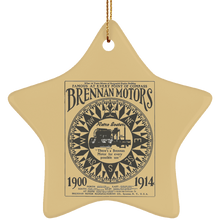 Brennan Engine Co. SUBORNS Ceramic Star Ornament