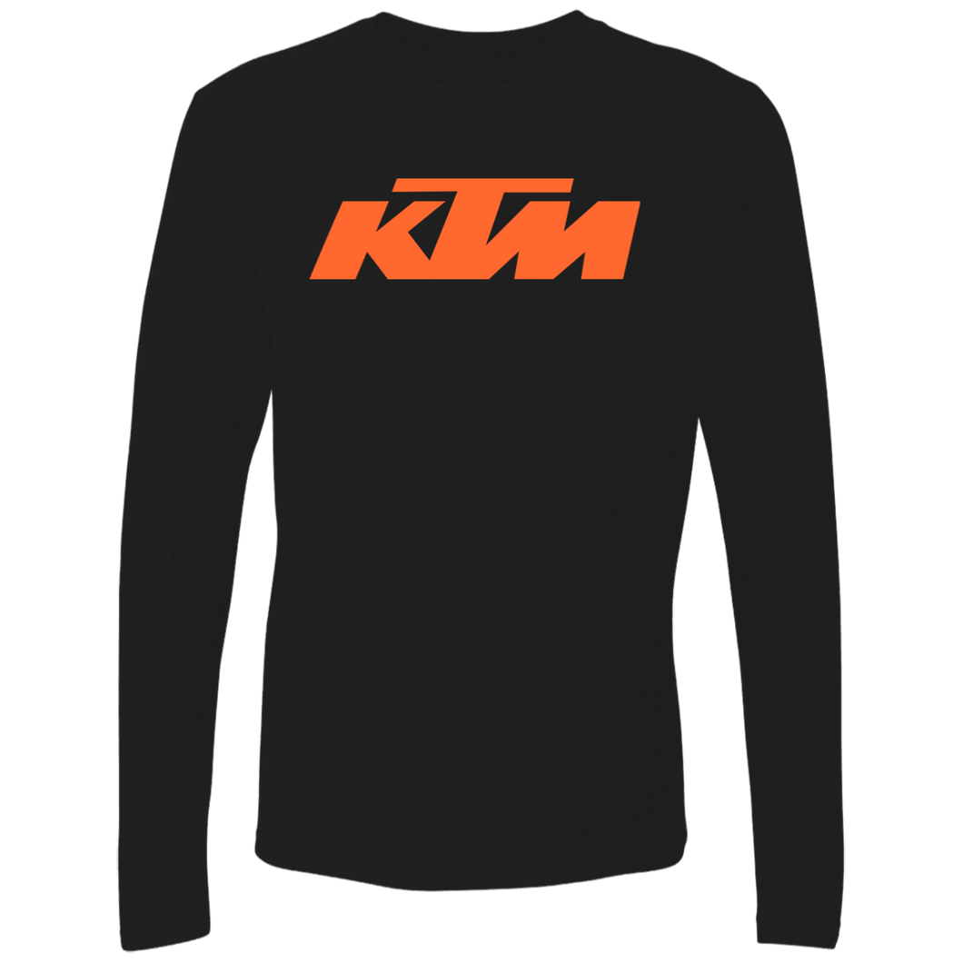 Classic KTM Motorcycle Men's Premium LS
