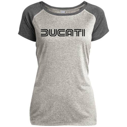 Vintage Ducati LST362 Ladies Heather on Heather Performance T-Shirt