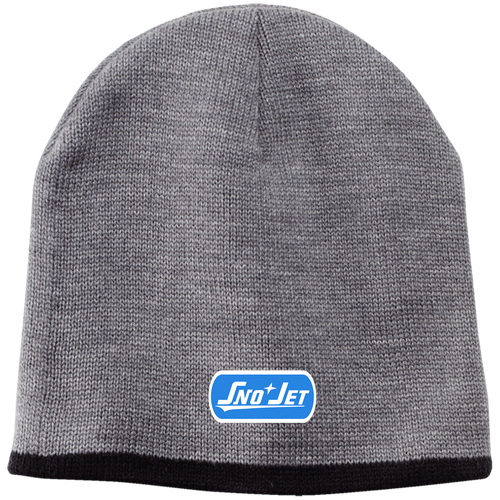 Vintage Sno Jet Snowmobiles in Blue and White CP91 100% Acrylic Beanie