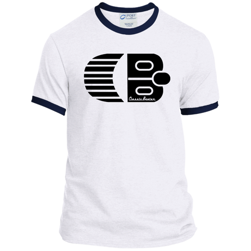 Classic Boater Logo  Port & Co. Ringer Tee