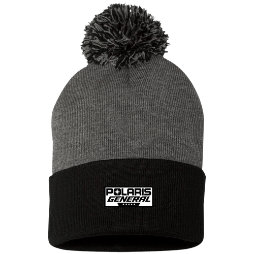 Classic Stlye UTV ATV Side By Side Polaris General Pom Pom Knit Cap