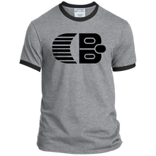 Classic Boater Logo  Port & Co. Ringer Tee