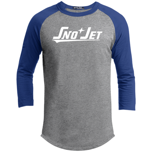 Vintage Sno Jet Snowmobiles Youth 3/4 Raglan Sleeve Shirt