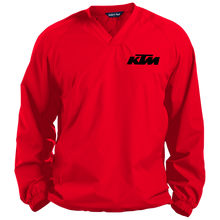 Classic Style KTM Motorcycles Pullover V-Neck Windshirt