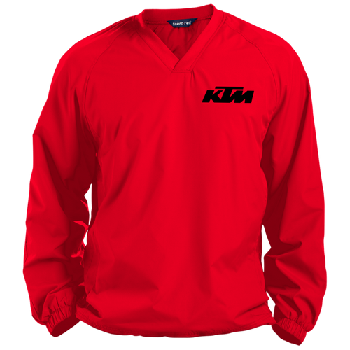Classic Style KTM Motorcycles Pullover V-Neck Windshirt