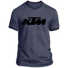 Classic Style in Black KTM Motorcycle Ringer Tee