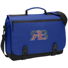 Retro Boater Logo Colored BG304 Port Authority Messenger Briefcase
