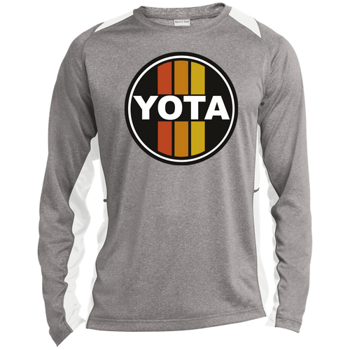 Classic Toyota Yota SUV Truck ST361LS Long Sleeve Heather Colorblock Performance Tee