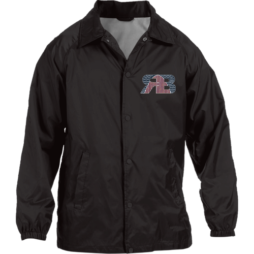 Retro Boater Logo M775 Harriton Nylon Staff Jacket