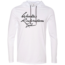 Woodies Restorations Logo 987 Anvil LS T-Shirt Hoodie