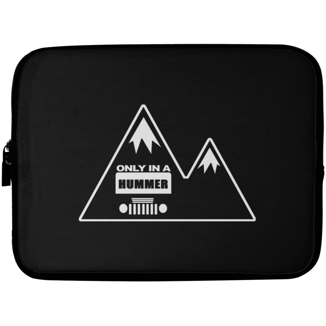 Classic Only in a Hummer with Mountains Laptop Sleeve - 10 inch