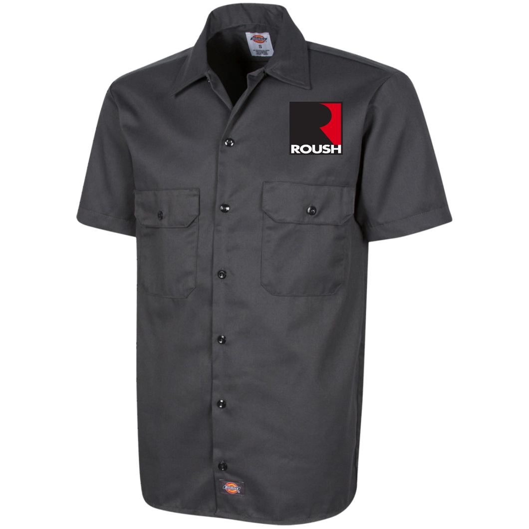 Classic Roush Racing Dickies Men's Short Sleeve Workshirt