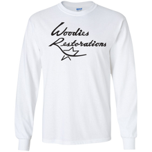 Woodies Restorations Logo G240 Gildan LS Ultra Cotton T-Shirt