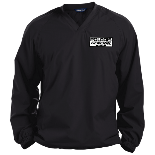 Vintage Classic Style Polaris General UTV ATV Pullover V-Neck Windshirt