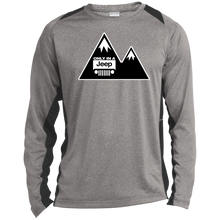 Classic Only in a Jeep Wrangler CJ ST361LS Long Sleeve Heather Colorblock Performance Tee