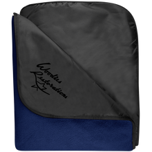Woodies Restorations Logo TB850 Port Authority Fleece & Poly Travel Blanket