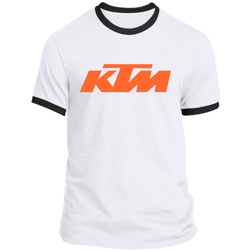 Classic White KTM Motorcycle Ringer Tee