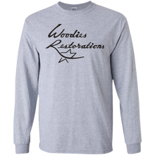 Woodies Restorations Logo G240 Gildan LS Ultra Cotton T-Shirt