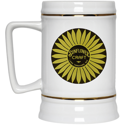 Sunflower Boats by Retro Boater 22217 Beer Stein 22oz.