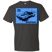 1971 Plymouth Cuda 980 Anvil Ultra Cotton T-Shirt by SpeedTiques