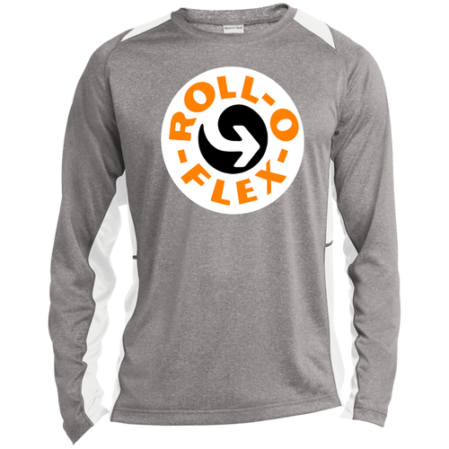 Roll-O-Flex Snowmobiles Heather Colorblock Performance Tee