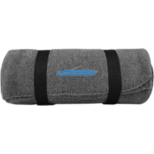 I/O in Blue By Retro Boater BP10 Port & Co. Fleece Blanket