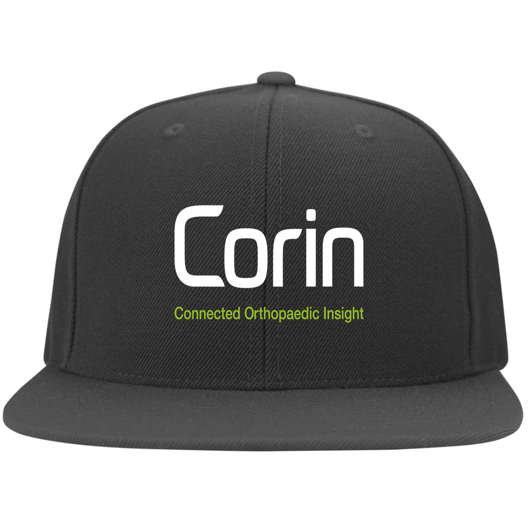 Corin 6297F Flat Bill Twill Flexfit Cap
