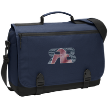 Retro Boater Logo Colored BG304 Port Authority Messenger Briefcase