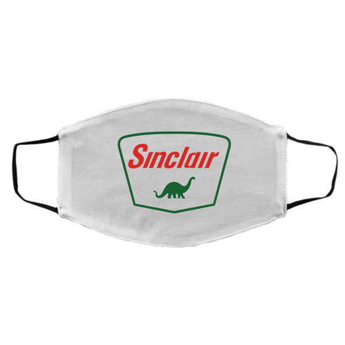 Vintage Sinclair Gas Station Med/Lg Face Mask