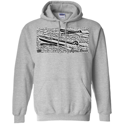 Shootout Race on the Lake by Retro Boater G185 Gildan Pullover Hoodie 8 oz.