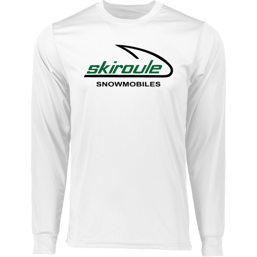 Vintage Skiroule Snowmobiles Long Sleeve Moisture-Wicking Tee