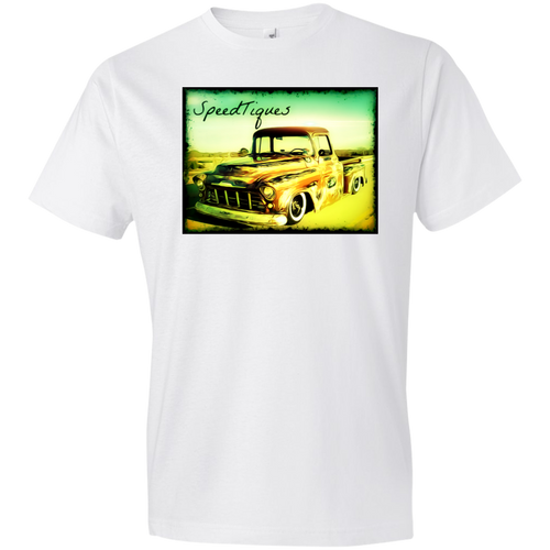 1956 Chevy Pickup Shop Truck by SpeedTiques  Anvil Lightweight T-Shirt 4.5 oz