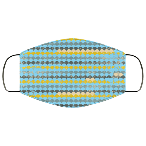 Vintage Retro Pattern on FMA Face Mask