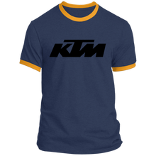 Classic Style in Black KTM Motorcycle Ringer Tee