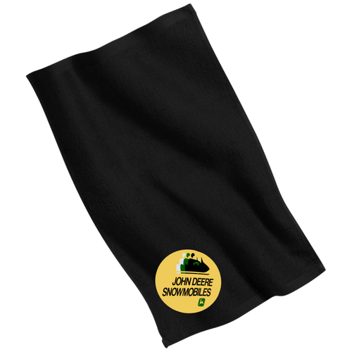 Vintage John Deere Snowmobiles Rally Towel