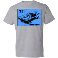 1971 Plymouth Cuda 980 Anvil Ultra Cotton T-Shirt by SpeedTiques