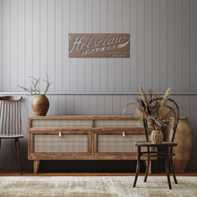 Vintage Holsclaw Trailers Die-Cut Metal Sign
