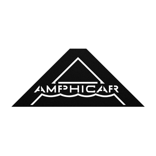 Vintage Style Amphicar Die-Cut Metal Sign