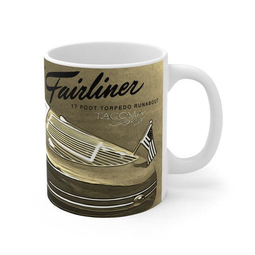 Tacoma Boy Western Fairliner Mug 11oz by Retro Boater