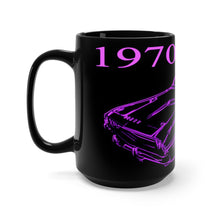 1970 Dodge Challenger Black Mug 15oz by SpeedTiques