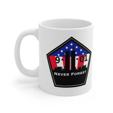 9/11 Never Forget White Ceramic Mug