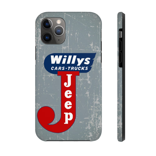 Jeep Willys Case Mate Tough Phone Cases by SpeedTiques