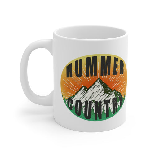 Classic Hummer Country White Ceramic Mug by SpeedTiques