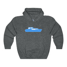 Blue Cruiser by Retro Boater Heavy Blend Hooded Sweatshirt