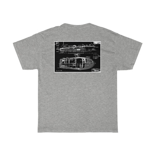 Vintage 1955 Chris Craft Cobra Unisex Heavy Cotton Tee